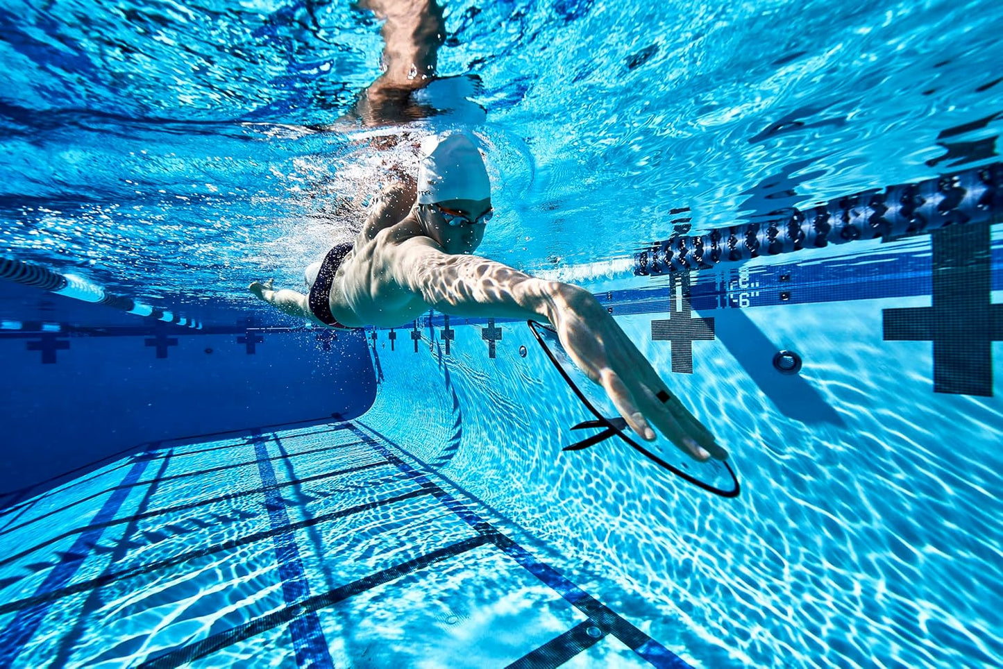 TYR Catalyst Stroke Swim Paddles - Durable Training Hand Fins for Strength & Technique | Adult Size