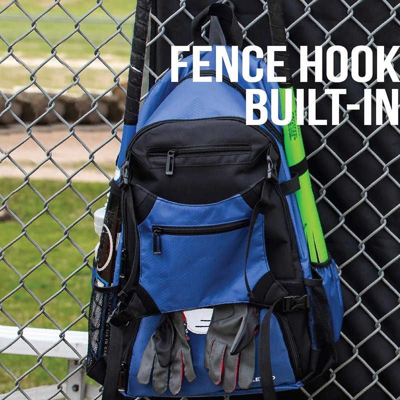 Athletico Advantage Baseball Bag - Durable Baseball Backpack with External Helmet Holder | Fits Youth & Adult Gear, Holds Bat, Glove & Shoes