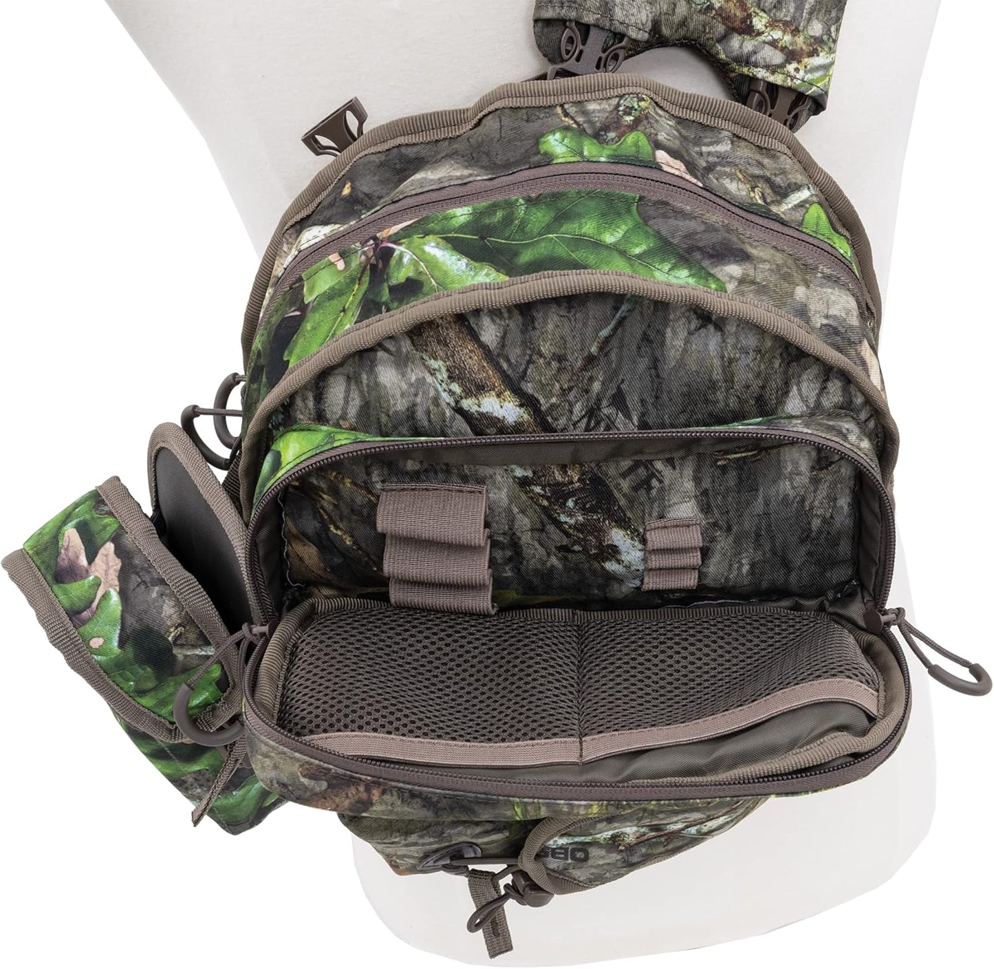 ALPS OutdoorZ Ambush Crossbody Sling Bag - Lightweight Hunting Design, Ambidextrous Strap, Mossy Oak Obsession
