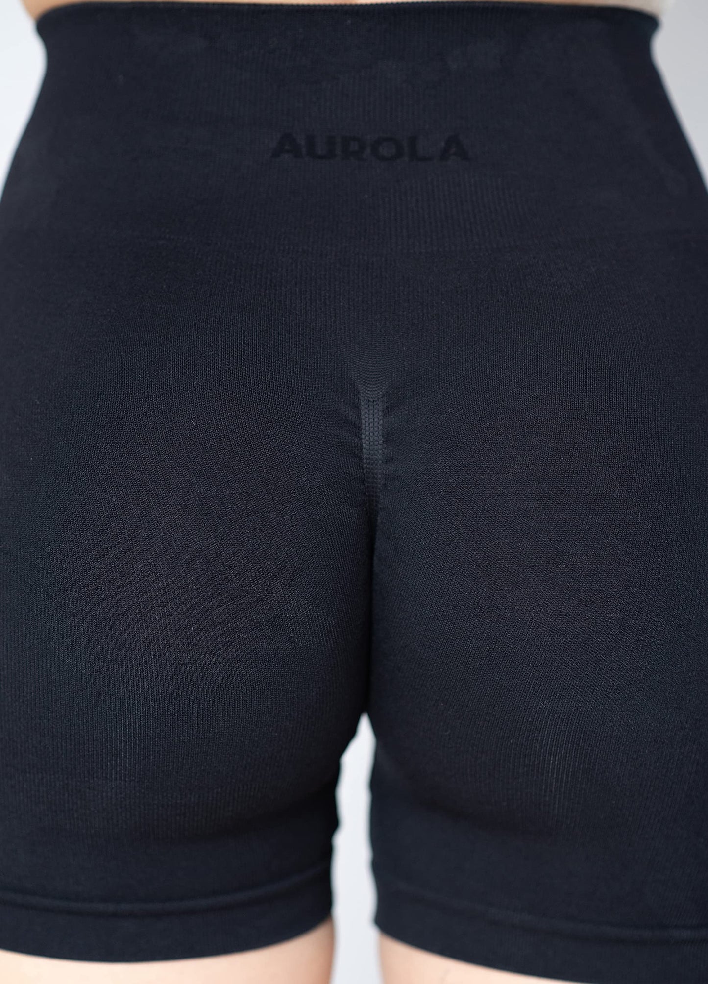 AUROLA CAMO Collection Workout Shorts for Women Subtle Logo Seamless Scrunch Gym Yoga Running Active Short,Camo-Black Ash,M