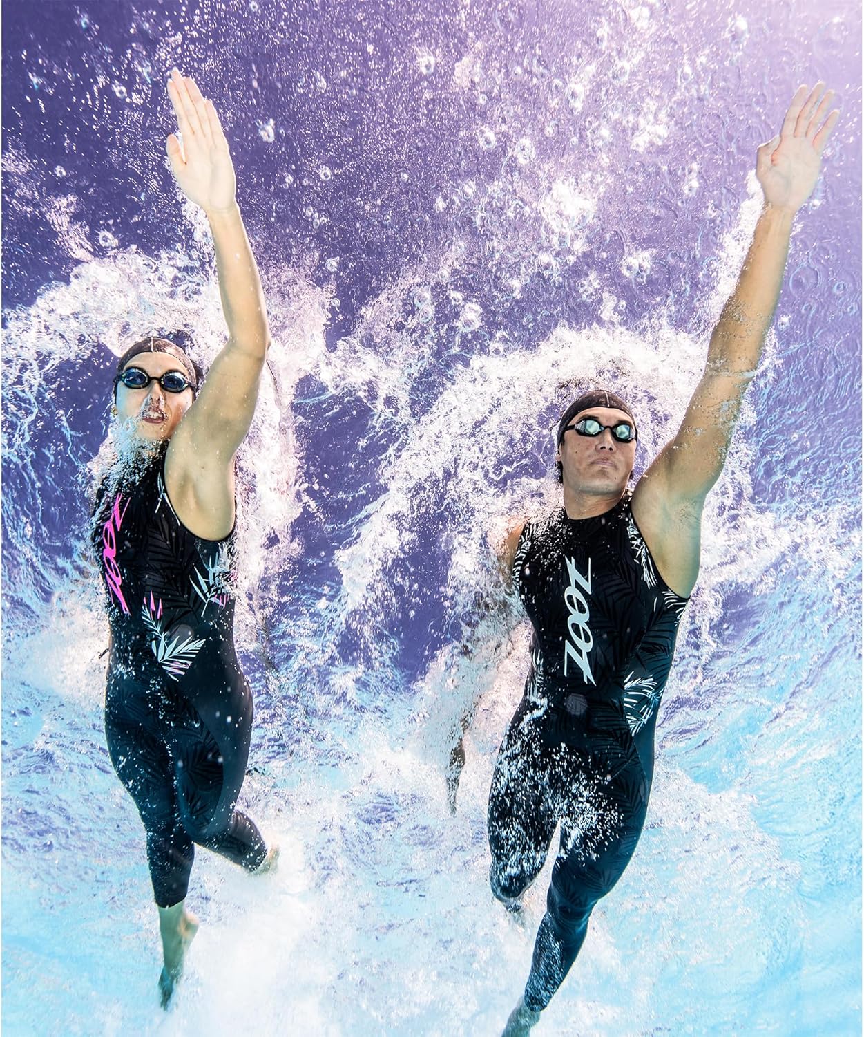 Zoot Men's Maui Sleeveless Wetsuit - Neoskin Neoprene Buoyancy Suit for Open Water Swimming & Triathlons