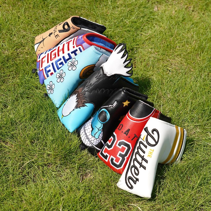 Eagle Blade Putter Cover Magnetic, Premium Leather Golf Putter Headcover for Odyssey Taylormade Scotty Cameron Ping PGX, Blue
