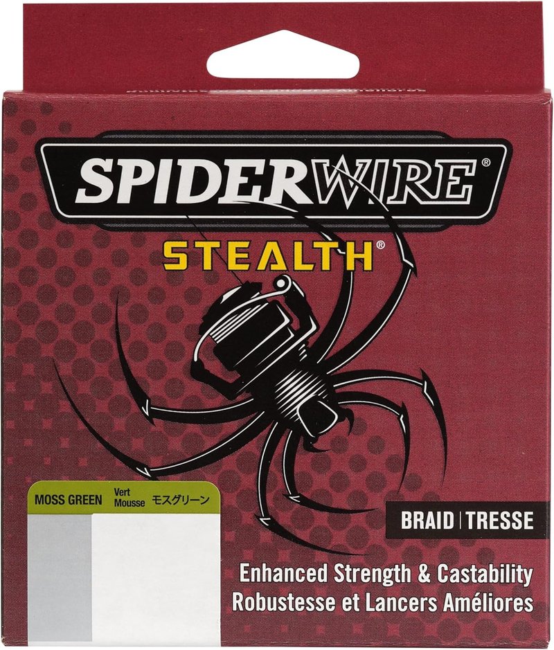 SpiderWire Stealth Braid Fishing Line - High Strength, Low Visibility | 300 Yards