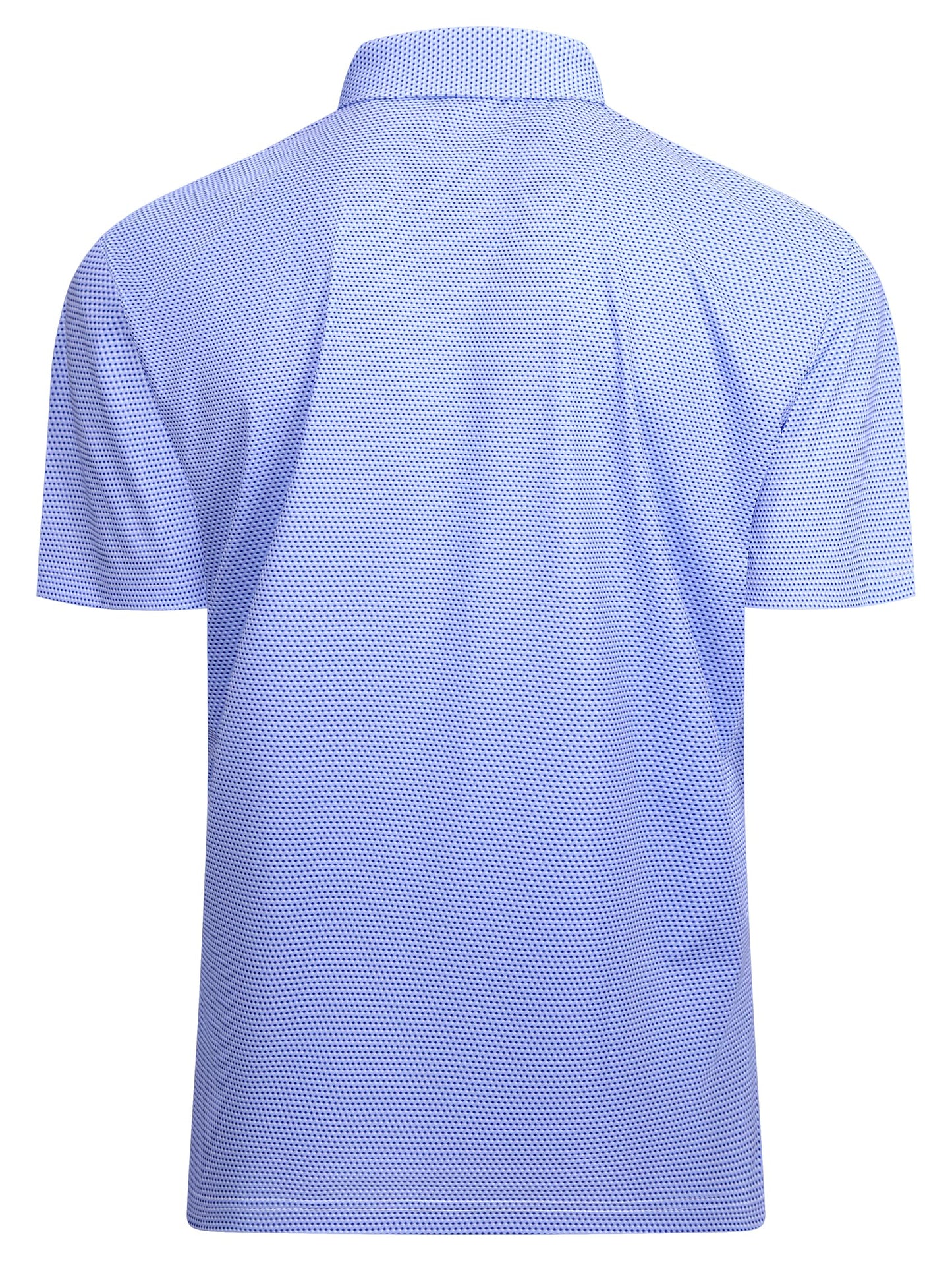 Esabel.C Mens Golf Shirts Print Moisture Wicking Short Sleeve Performance Dry Fit Stretch Active Polo Shirts for Men,BlueWhiteBlock,XL