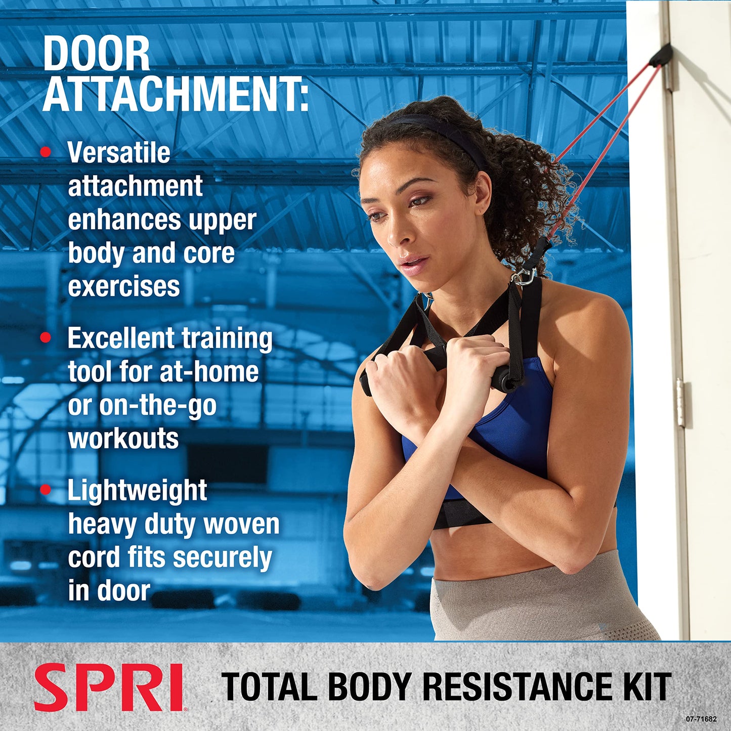 SPRI Resistance Band Kit - Resistance Training Interchangeable Tubes for Full Body Toning - Includes 5 Exercise Bands, Ankle/Wrist Strap with Padded Handles, Door Anchor, Exercise Guide, Carry Bag