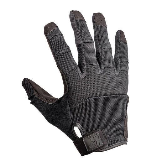 PIG FDT Alpha Full Dexterity Gloves for Shooting Sports, Touchscreen Compatible, Breathable, 1 Pair, Black, Medium