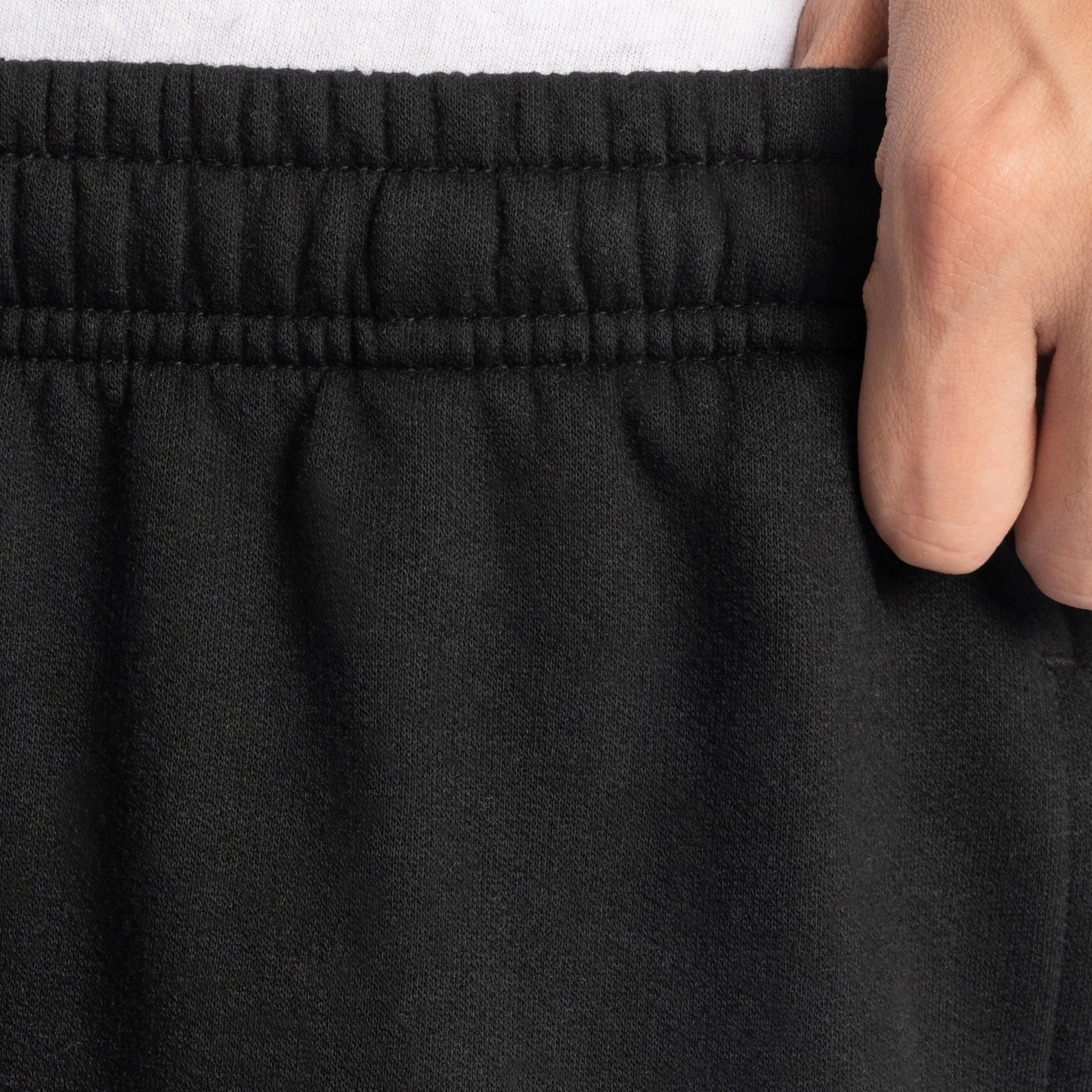 Fruit Of The Loom Mens Eversoft Fleece Elastic Bottom With Pockets, Relaxed Fit, Moisture Wicking, Breathable Sweatpants, Black, X-Large US