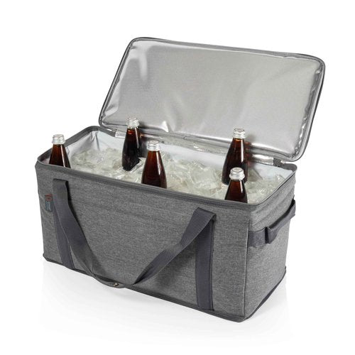 PICNIC TIME NCAA NC State Wolfpack 64 Can Collapsible Insulated Cooler, (Heathered Gray)