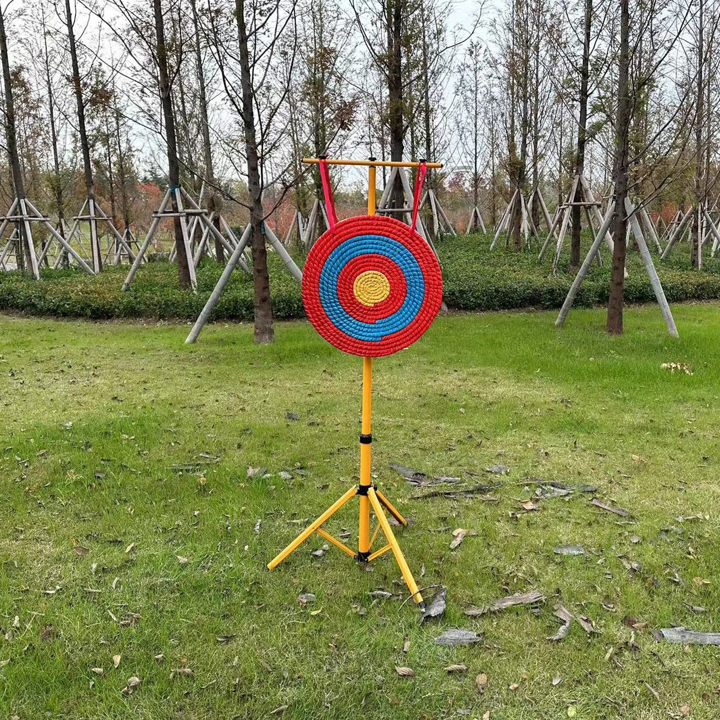 Meuiosd Archery Target Stand ，Portable Target Holder for Grass Target & Point Bag Archery Target