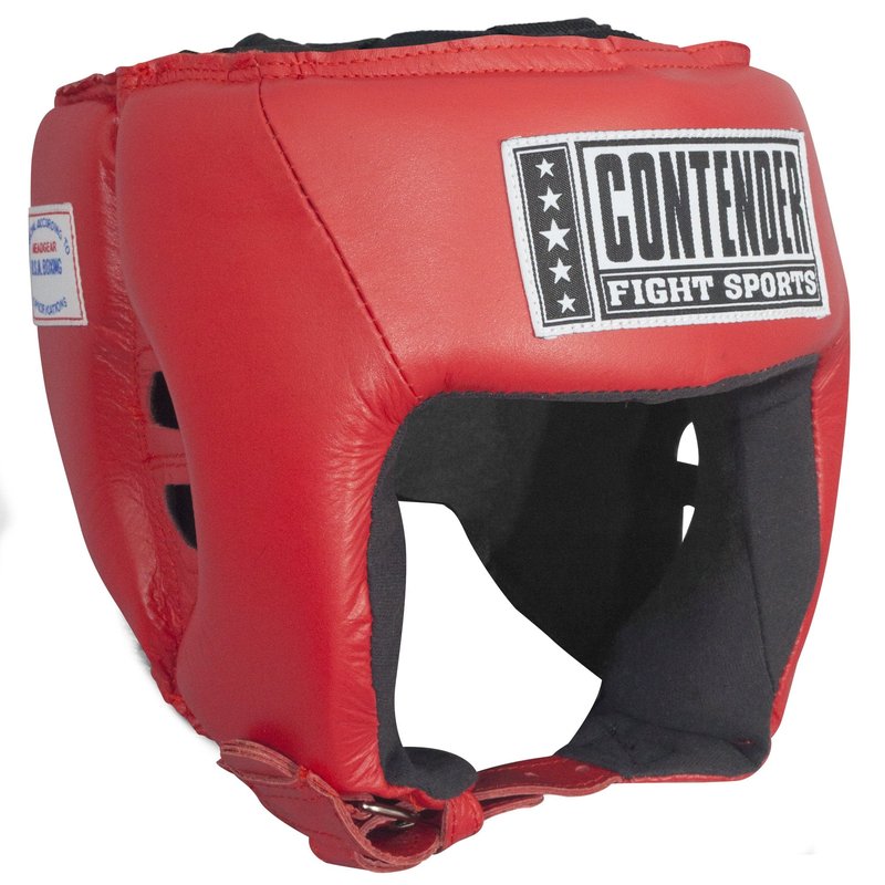 Contender Fight Sports Competition Boxing Headgear without Cheeks, Small, Black