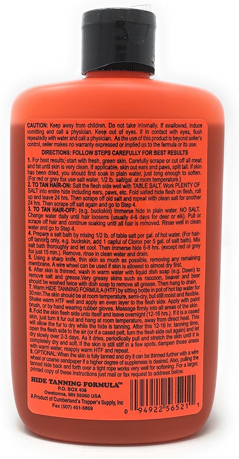 Deer Hunter's & Trapper's Hide Tanning Formula | Fleshing Tool Set (1)