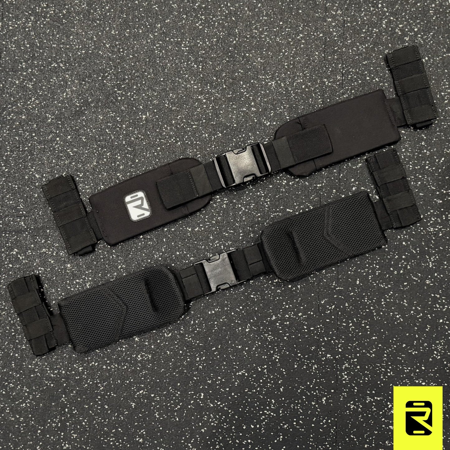 RUCKERCISE Rucking Hip Belt - Padded and Adjustable to Redistribute Weight for Improved Comfort on Long Rucks, Compatible with all RUCKERCISE Rucksacks MOLLE Webbing