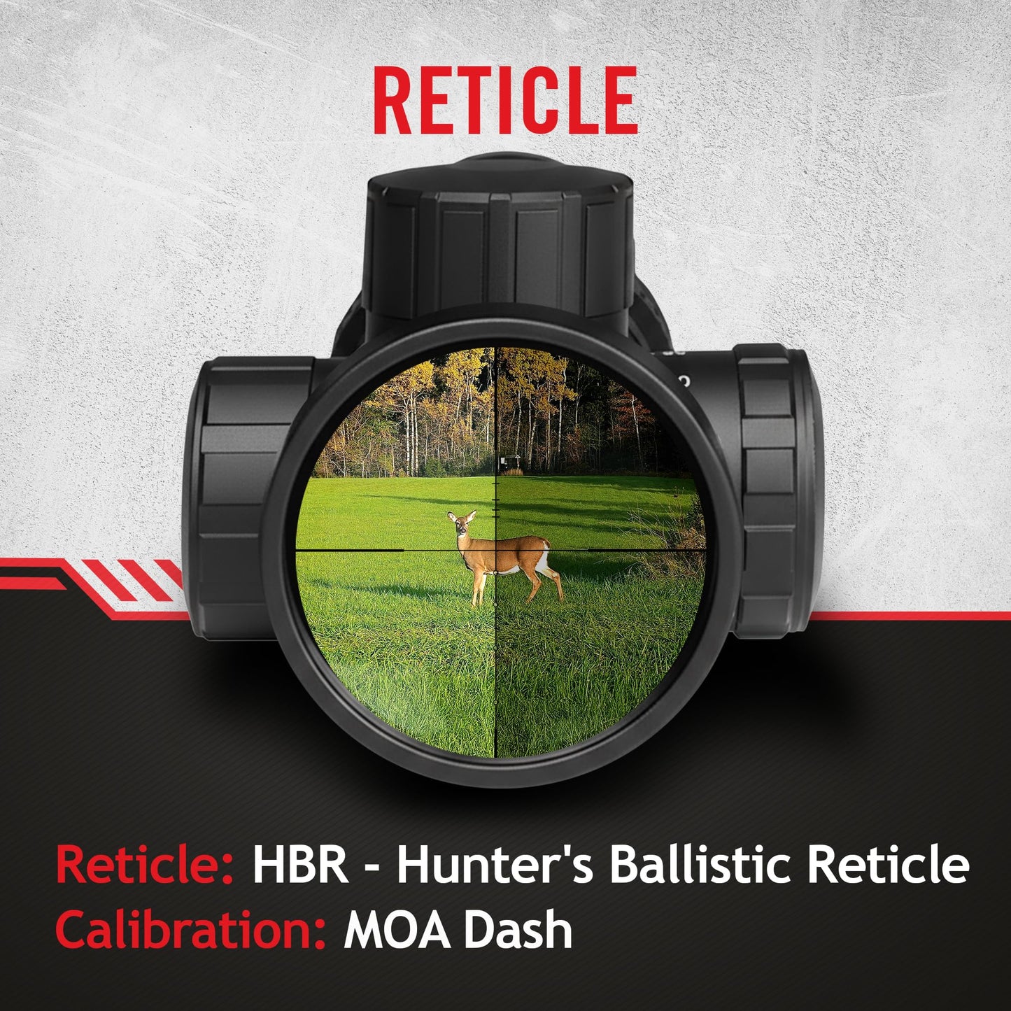 Sightmark Core HX 3-9x40VHR Venison Hunter Riflescope - 450 Bushmaster Reticle