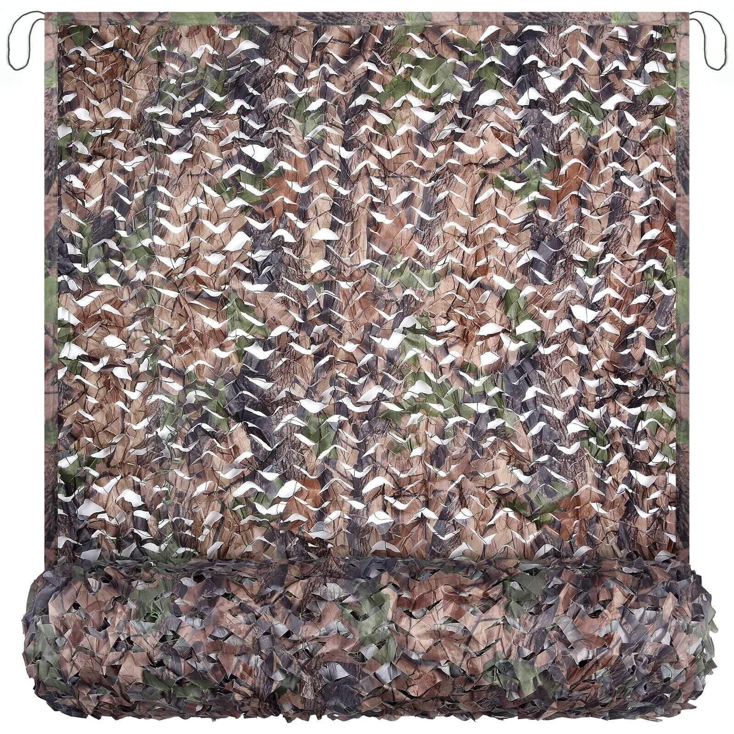 Yeacool Camo Netting Mesh Camouflage Netting Military Surplus Hunting Blind Net for Camping Military Theme Party Decor Backdrop Sunshade Car Cover Shooting (Camo Bionic Leaves,9.8ftx9.8ft, 3m*3m)