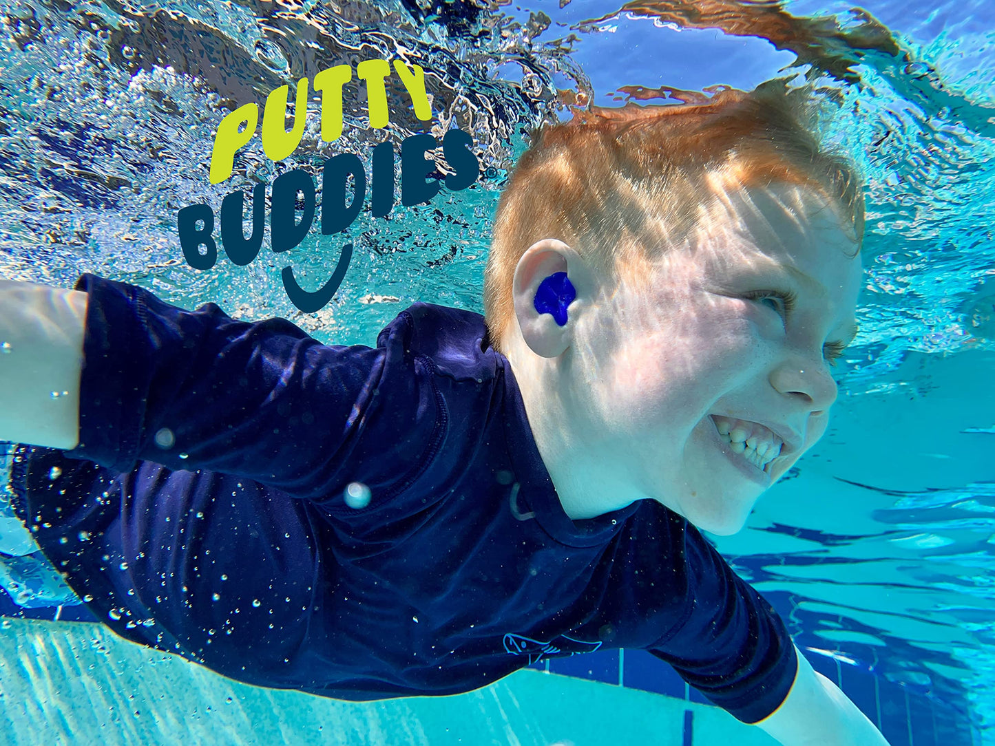 PUTTY BUDDIES Floating Earplugs 3-Pair Pack – Soft Silicone Ear Plugs for Swimming & Bathing – Invented by Physician – Block Water– Premium Swim Earplugs – Doctor Recommended – Ear Tubes