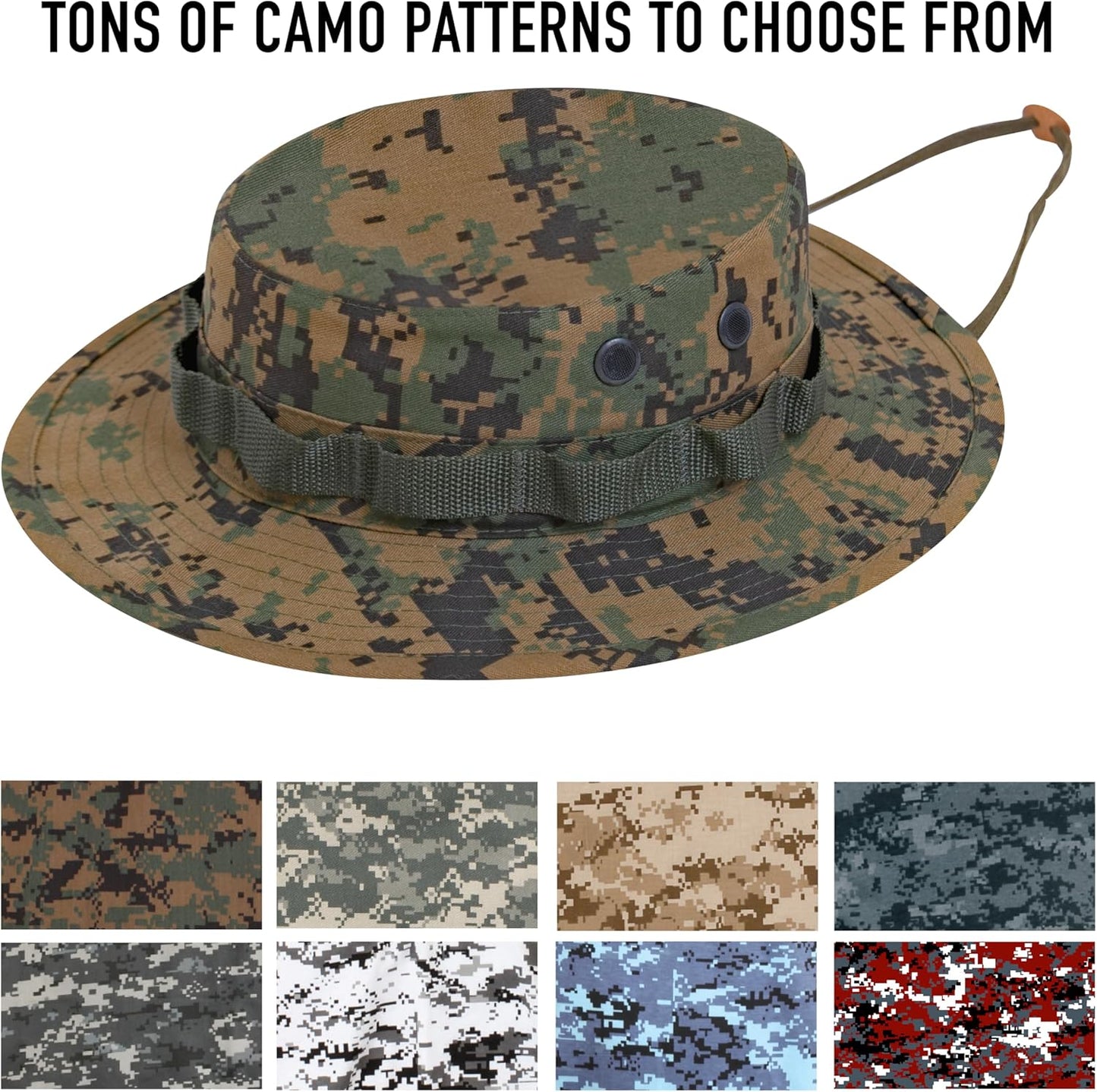 Rothco Boonie Hat - Ultimate Sun Protection for Outdoor Activities | Adjustable Fit, Lightweight