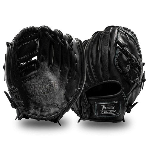 Franklin Sports CTZ5000 Baseball Fielding Glove - Men's Adult and Youth Baseball Mitt - Black Cowhide Leather Glove - 12.0" Basket Web for Infielders + Pitchers