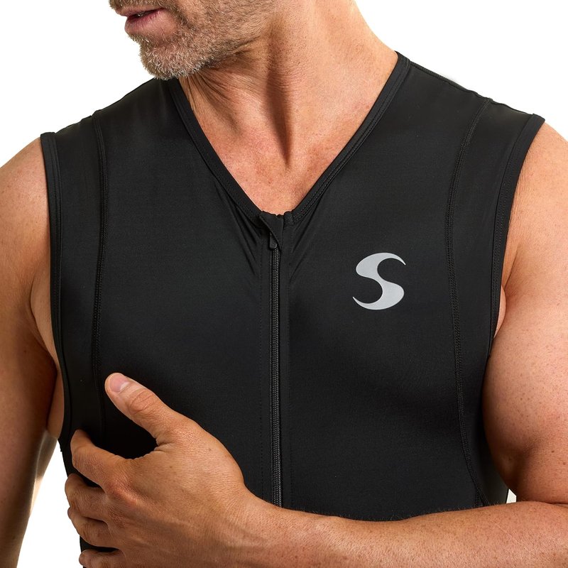 Men's Triathlon Tri Suit - Sleeveless Race Trisuit for Optimal Performance | Comfortable Fit