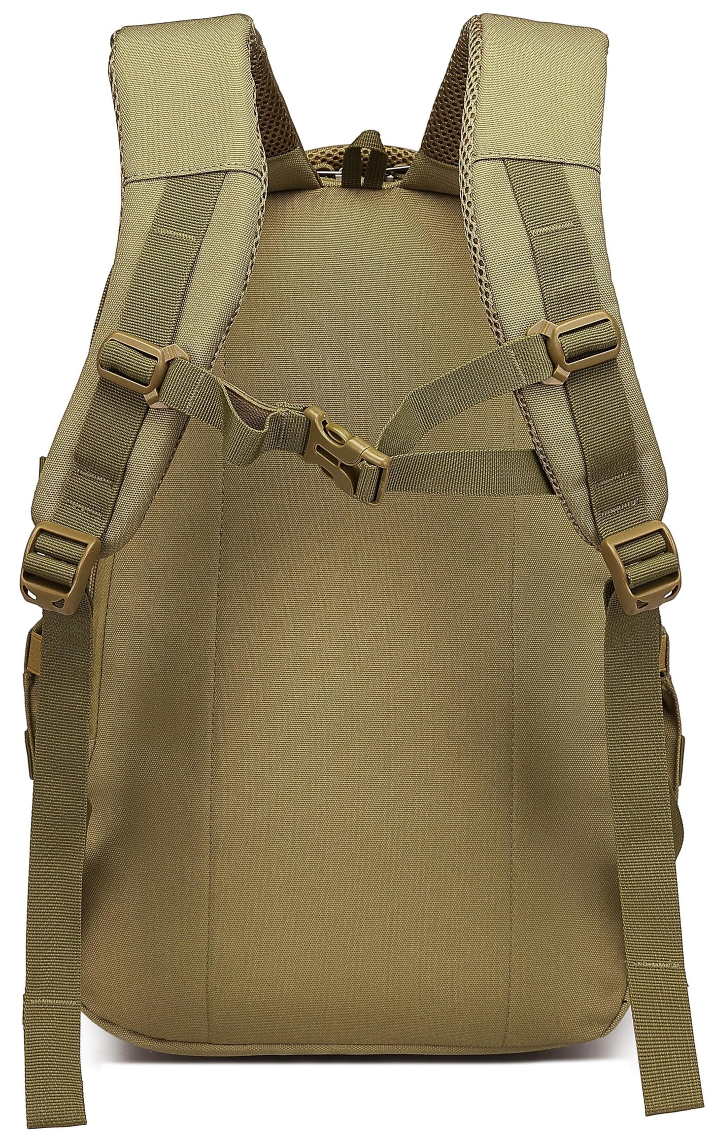 Wotony Military tactical backpack, backpack for men black small tactical assault bag (Khaki, 20 inch)