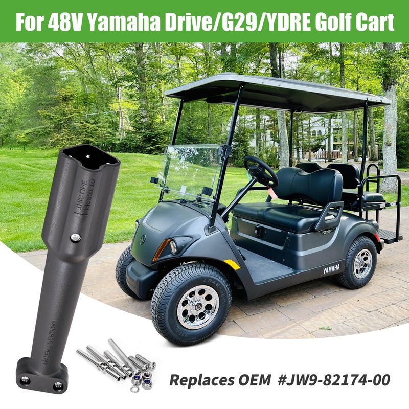 10L0L 48V Battery Charger Plug Connector Kit 3-Pin for Yamaha Drive G29, YDRE Golf Cart, Replace OEM #JW9-82174-00