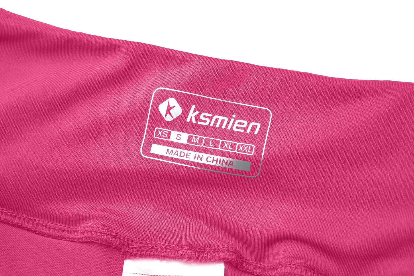 Ksmien Women's 2 in 1 Running Shorts - Lightweight Athletic Workout Gym Yoga Shorts Liner with Phone Pockets Neon Pink