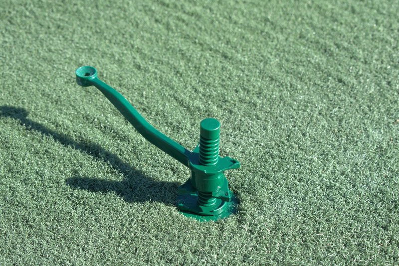 Golf Tee for Mat, Rotating Golf Tee, Adjustable Height with Flexible Arm for Driving Range, Backyard, Garage. Indoor-Outdoor. Made in USA