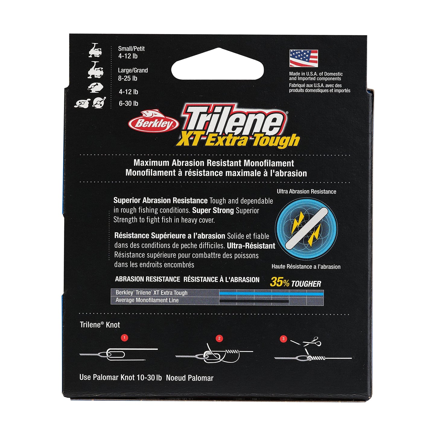 Berkley Trilene XT, 6lb | 2.7kg Monofilament Fishing Line, Low-Vis Green, 330yd | 301m, Abrasion Resistant, 45% More Flexibility, Ideal for Flipping, Pitching or Casting in Heavy Cover