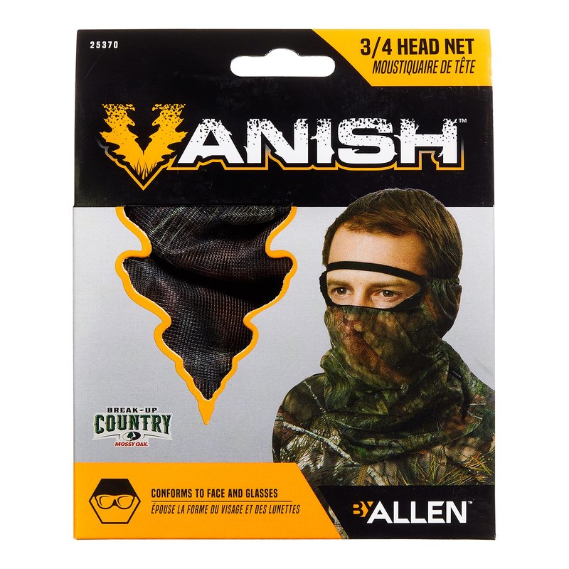 Vanish Visa Form Head Net by Allen, Realtree Edge