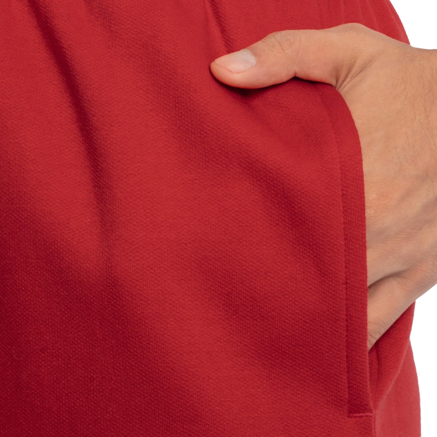 Fruit of the Loom mens Eversoft Fleece & Joggers (Regular Big Man) Sweatpants, Elastic Bottom - Red, Medium US