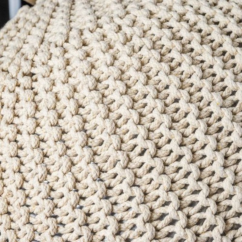 ART pinecone Yoga Ball Cover - Cotton Rope Cover for Exercise, Birthing, Stability, Fitness, Balance, Pilates Ball (65 cm/26" Off White)