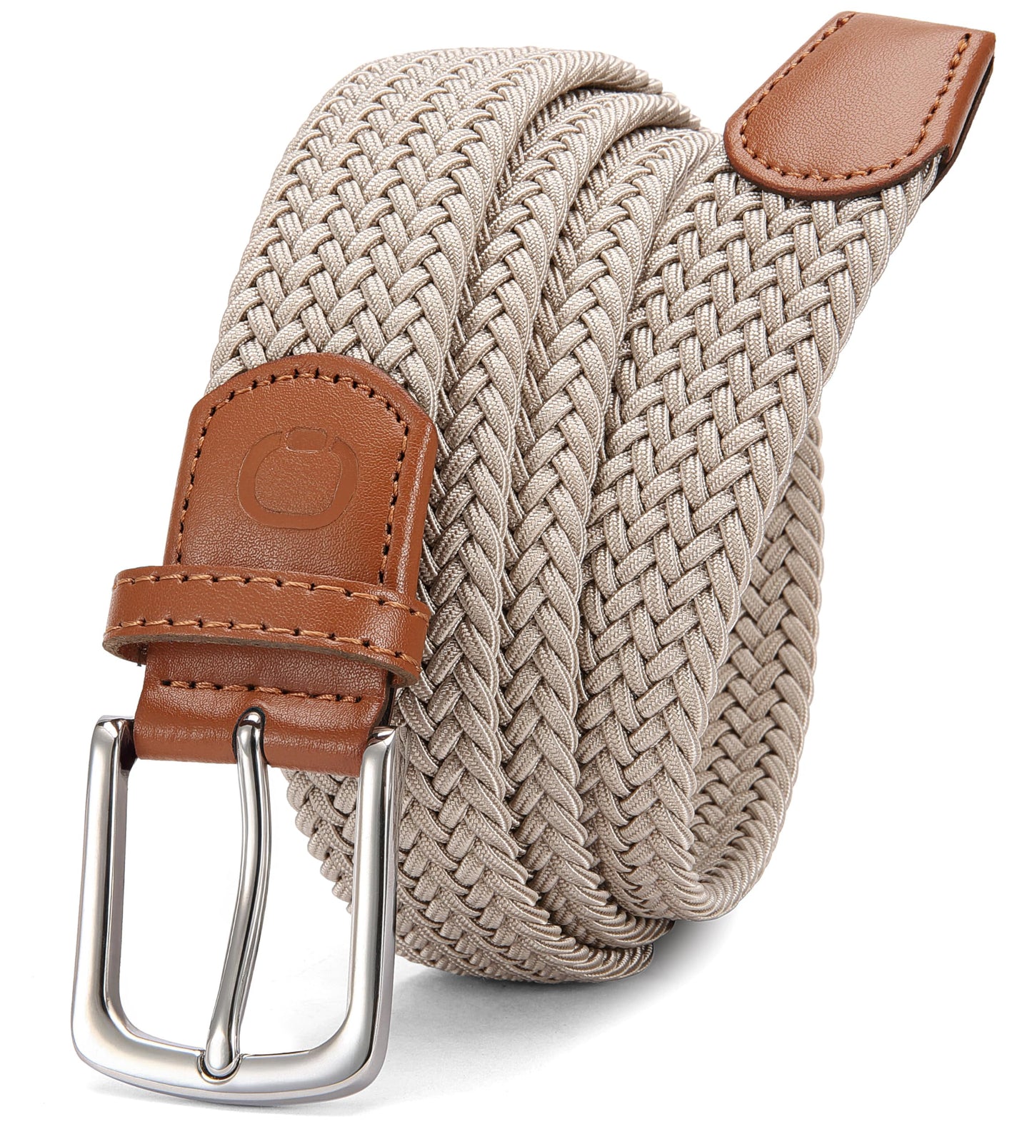 CHAOREN Stretch Belts for Men - Braided Elastic Golf Belt for Men 1 3/8"- Gift for Casual Jeans Shorts