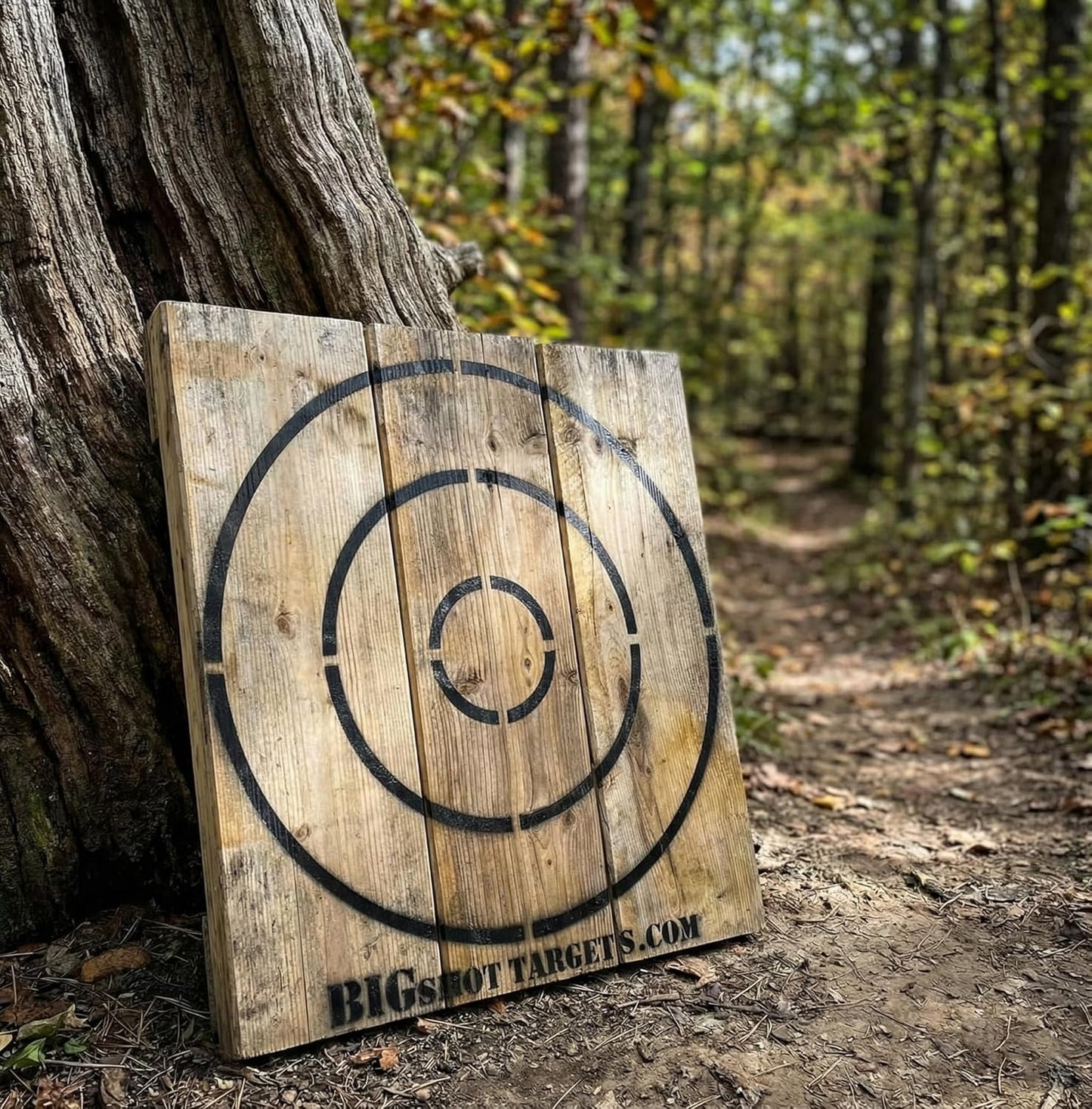 Wooden Axe Throwing Target - Durable Design with Bottle Opener | Perfect for Knives & Light Duty Axes