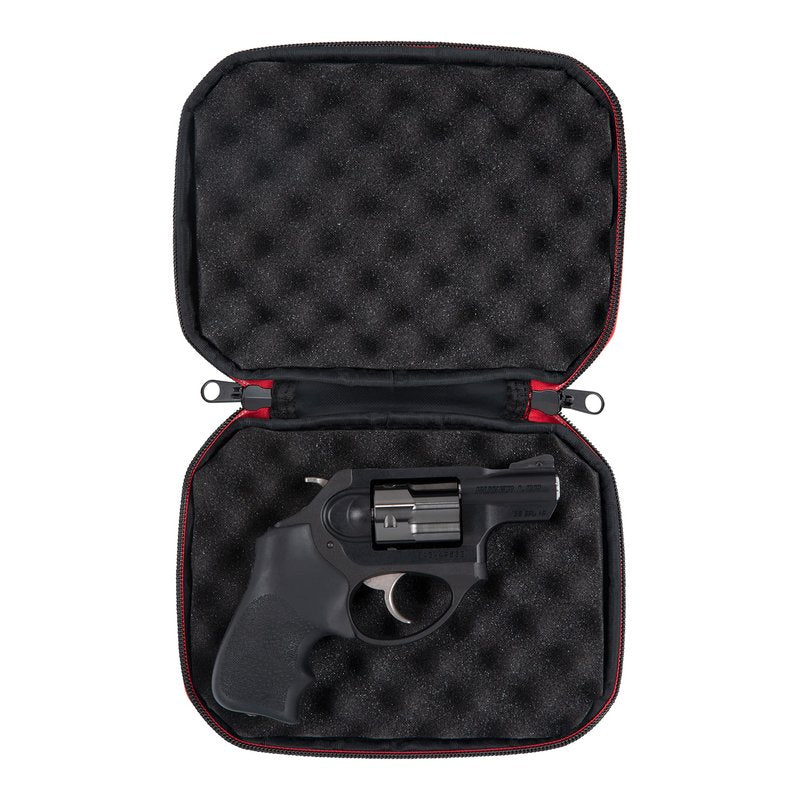 Allen Company Ruger 7" Lockable Hardshell Phoenix Handgun Case, Black/Red,2750