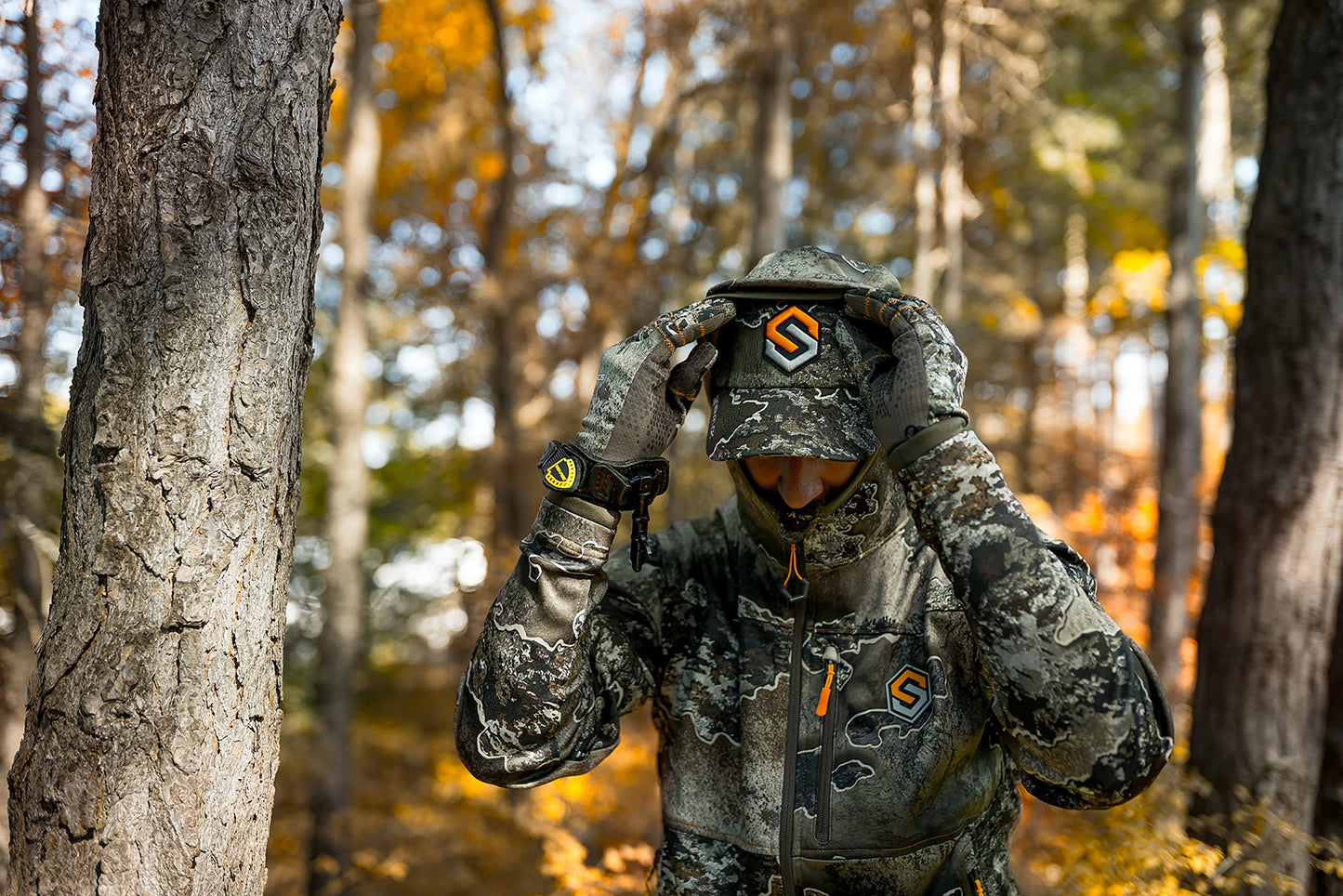 ScentLok Savanna Lightweight Camo Shooter Gloves for Hunting and Outdoor Use (Realtree Excape, X-Small)