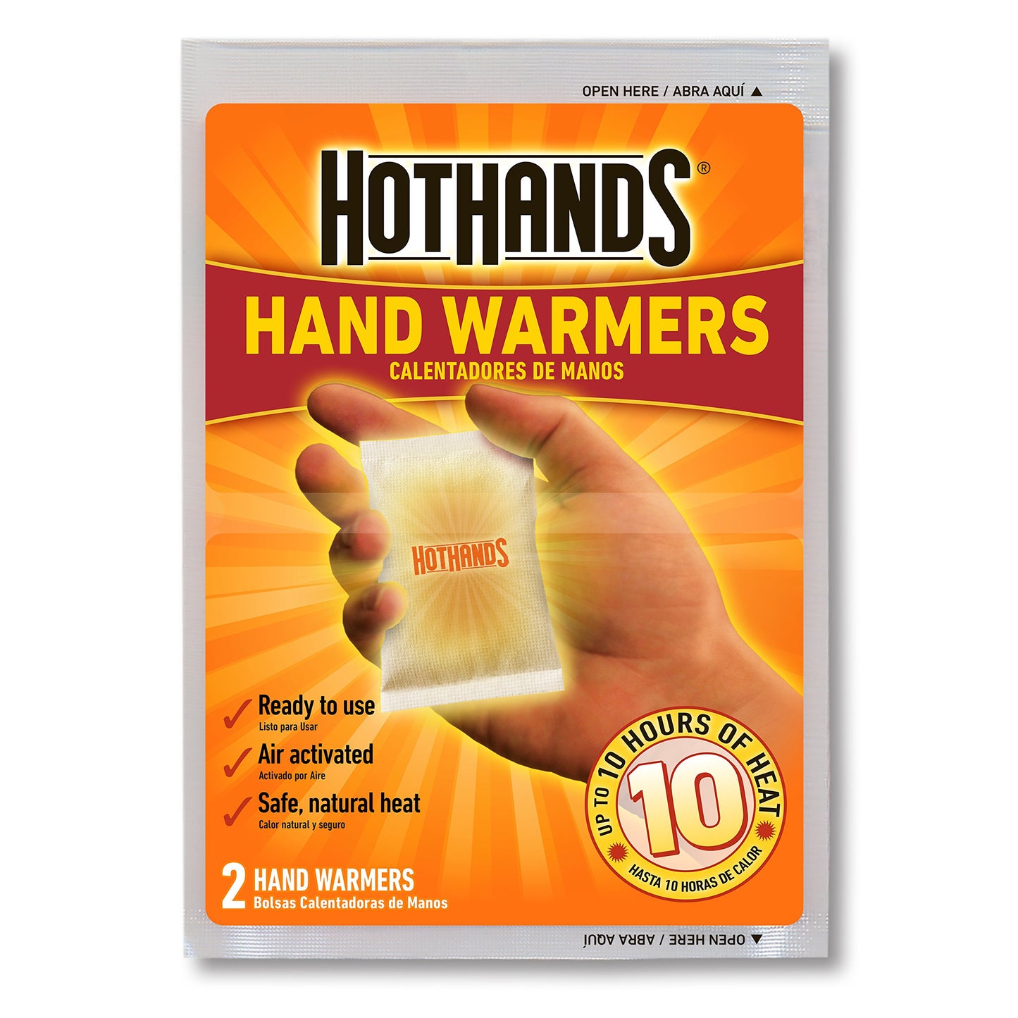 HotHands HH20PRPK16 Hand Warmers - Long Lasting Natural Odorless Air Activated Warmers - Up To 10 Hours Of Heat - 20 Pair Value Pack