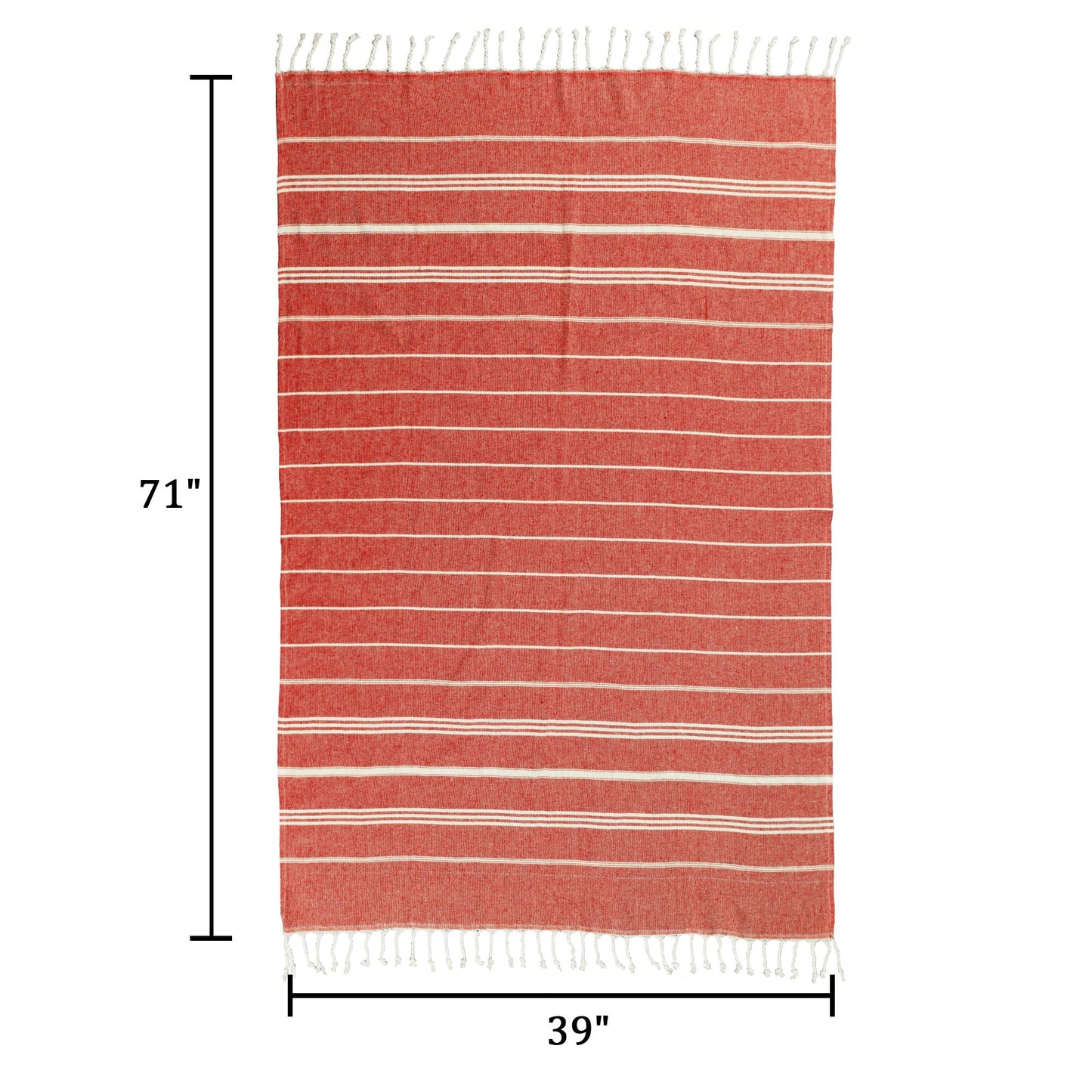 Topjini 1 Pack Turkish Beach Towel, Oversized 39"x71"Quick Dry Sand Free Cotton Striped Bulk Towel Vacation Essentials Pool Rravel Cruise Towels,Aqua