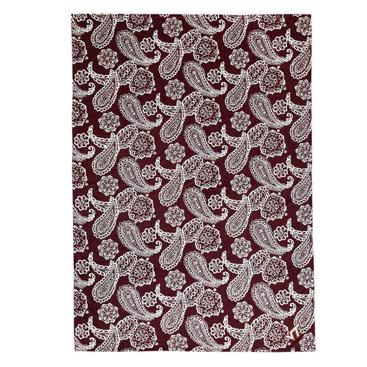 Vera Bradley Women's Collegiate Plush Xl Throw Blanket (Multiple Teams Available), Virginia Tech Maroon/White Bandana, One Size