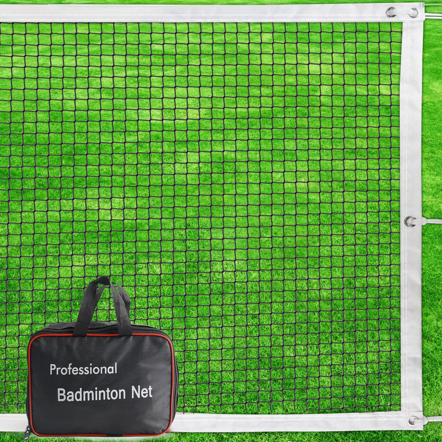 Professional Badminton Net for Backyard, Portable With Bag, Volleyball Net Outdoor, Replacement for Beach Schoolyard Competition, Size 20FT X 2.5FT