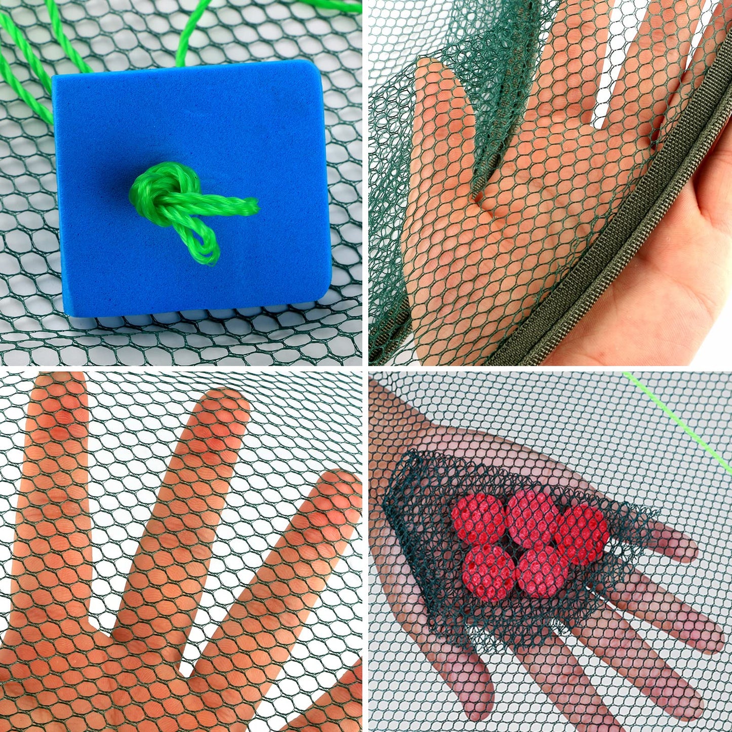 Crab Net,Crab Basket Crab Traps for Fishing,Portable Folded Fishing Net