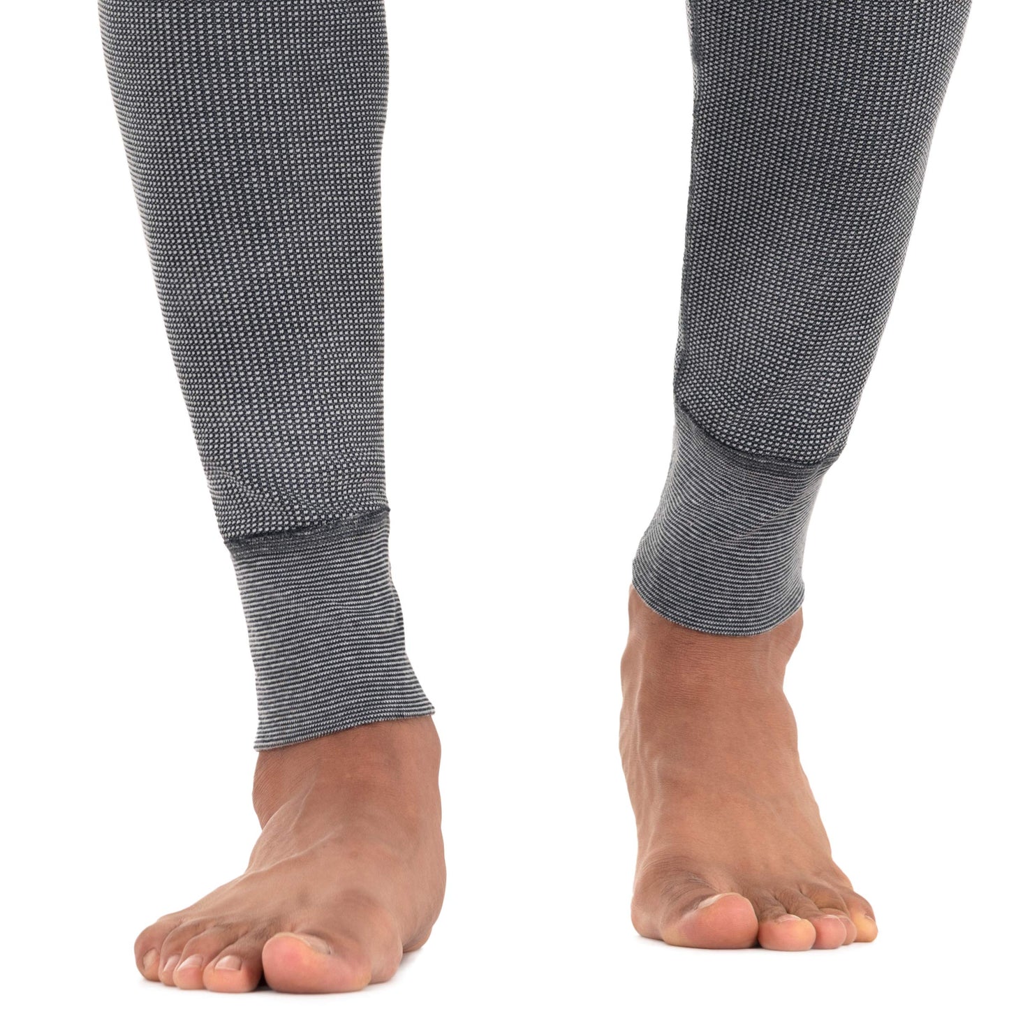 Fruit of the Loom mens Recycled Waffle Thermal Underwear (Top and Bottom) Pajama Set, Greystone Heather, Large US