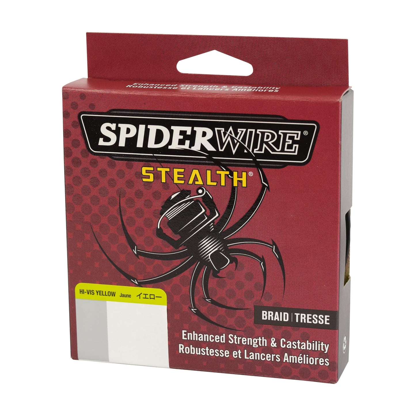 SPIDERWIRE SCS10Y-125 Stealth, 125-Yard/10-Pound, Hi-Vis Yellow