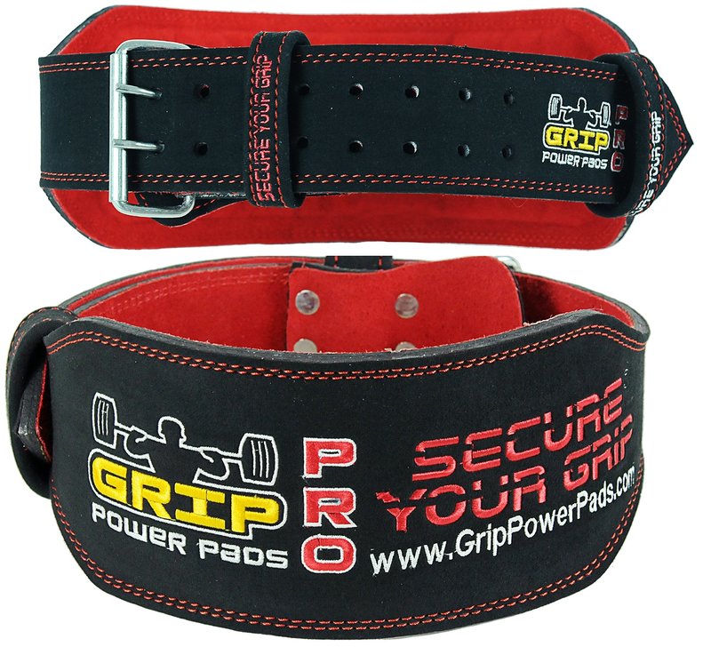 Weightlifting Belt Workout Clothes for Bodybuilder, Powerlifter or Weightlifter - Keep Your Core Engaged & Your Back Supported, Get More Out of Your Fitness Routine (Regular Belts 4" Wide, Large)