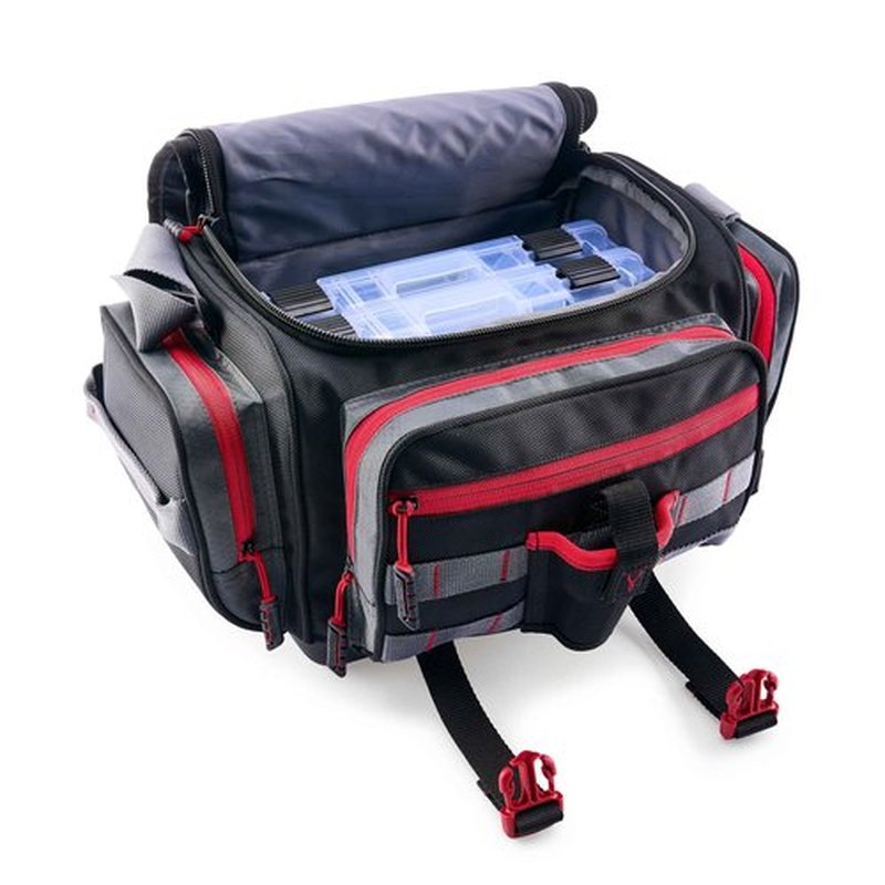 Ugly Stik 3600 Tackle Bag, Durable and Convenient Fishing Tackle Bag, Molded Waterproof Base, Spacious Storage, Adjustable Storm Flap, MOLLE Attachment Points