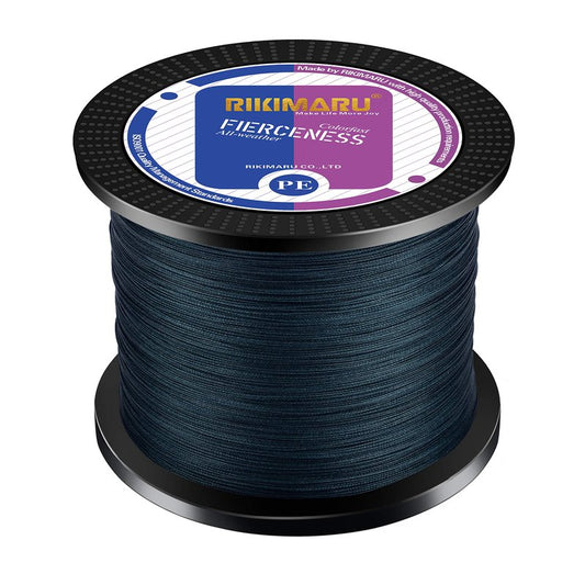 Braided Fishing Line Abrasion Resistant Superline Zero Stretch&Low Memory Extra Thin Diameter Dark Gray 1094Yds,15LB
