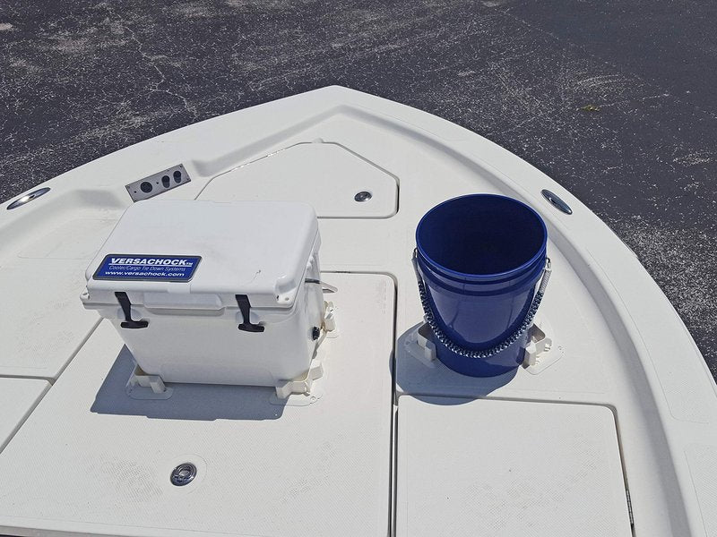 VersaChock Removable Cooler Mounting kit (White) Made in The USA