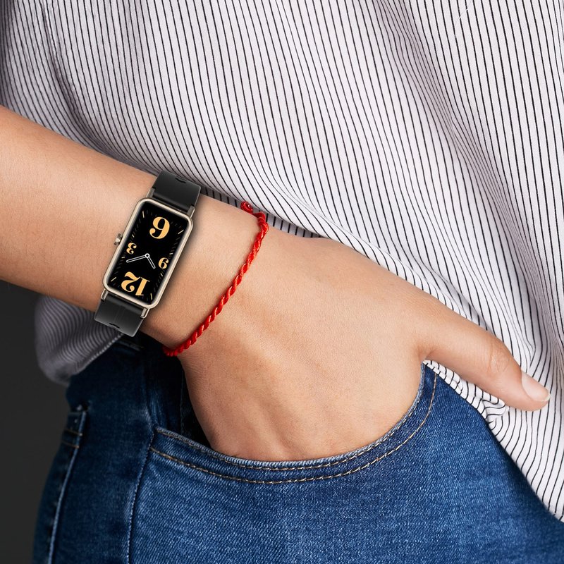 FitTurn 6pack Compatible with Huawei Watch Fit Mini Bands, Replacement Straps Silicone Bands Bracelet Watch Band Accessory Band for Huawei Watch Fit Mini Smartwatch