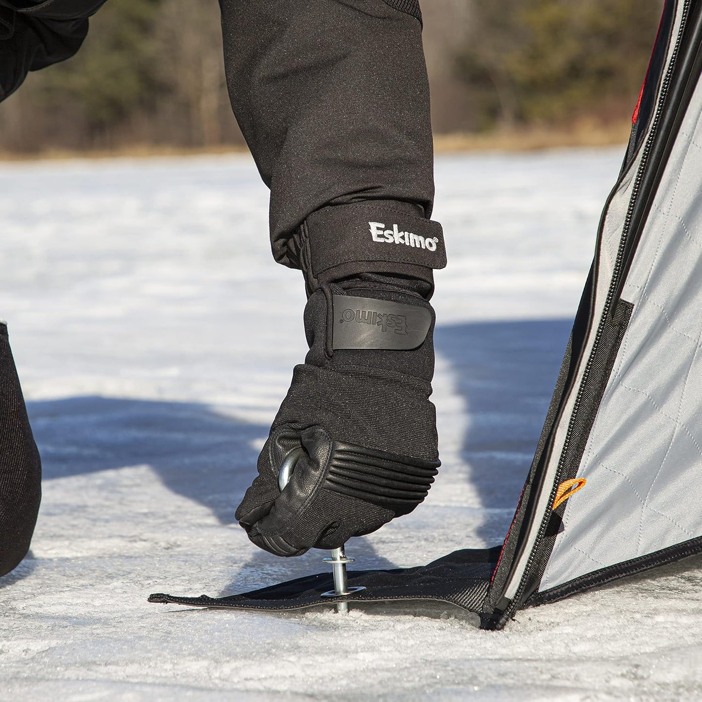 Eskimo Ice Shelter Anchors - Durable 2-Pack for Secure Ice Fishing