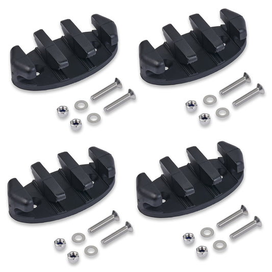 OceanMotion Zig Zag Cleat for Kayaks and Canoes - 4 Pack