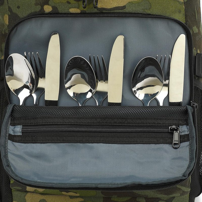 Kalesi Cooler Backpack 36 Cans Lightweight Insulated Leak-Proof Travel Camping Lunch Cooler for Men and Women (B-Floral-Cool)