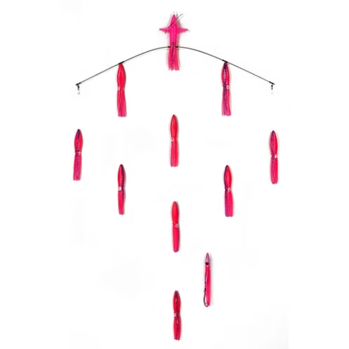 Fishing Tackle Bulb Squid Tracker Bars for Offshore Spreading